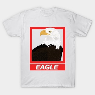 Illustration of a white-headed eagle T-Shirt